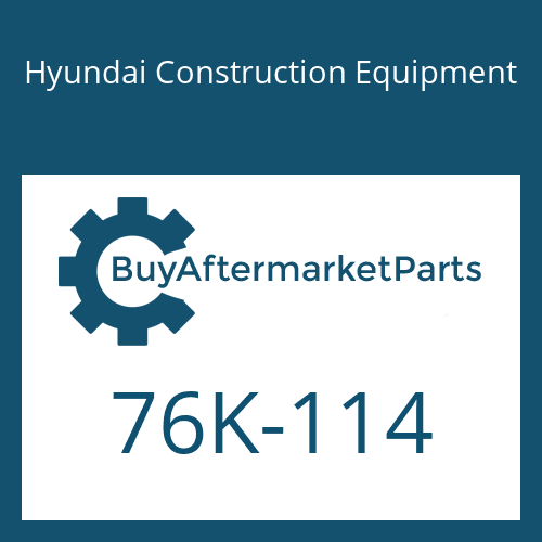 76K-114 Hyundai Construction Equipment O-RING