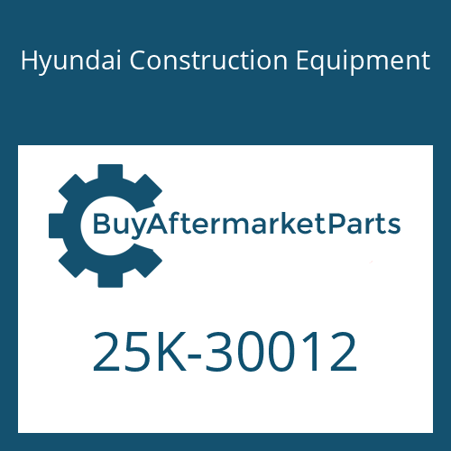 25K-30012 Hyundai Construction Equipment O-Ring-Lube Tabe