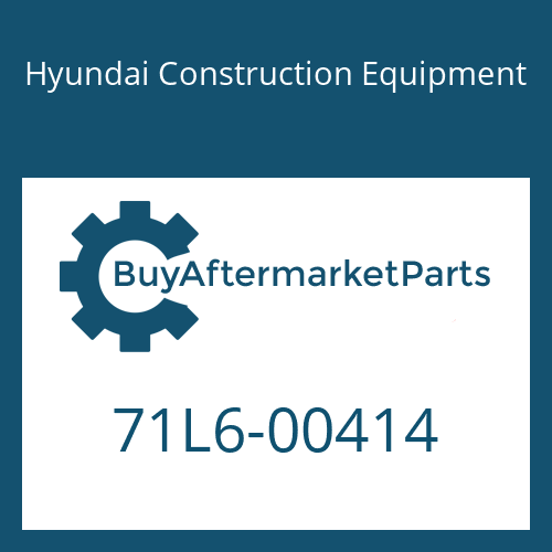 71L6-00414 Hyundai Construction Equipment SUPPORT-FRONT