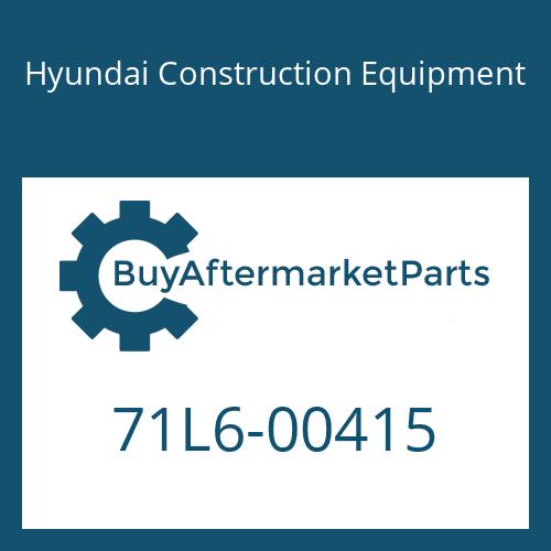 71L6-00415 Hyundai Construction Equipment SUPPORT-FRONT