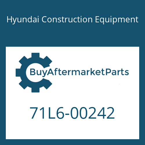 71L6-00242 Hyundai Construction Equipment FRAME-DOOR LH