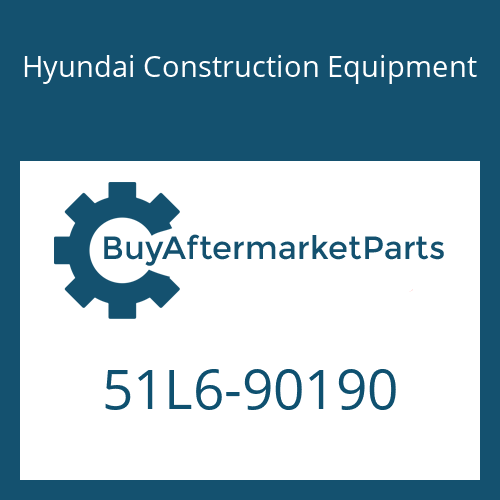 51L6-90190 Hyundai Construction Equipment COVER ASSY-RH