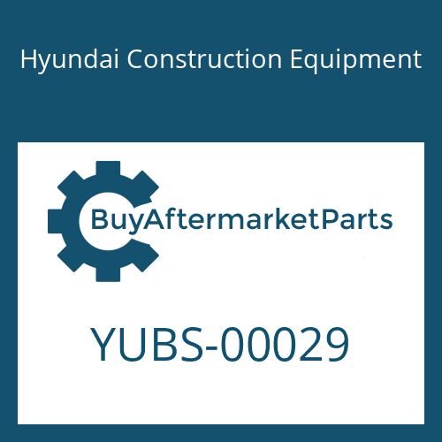 YUBS-00029 Hyundai Construction Equipment SCREW