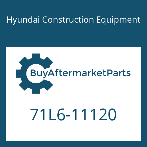 71L6-11120 Hyundai Construction Equipment PLATE-BOTTOM