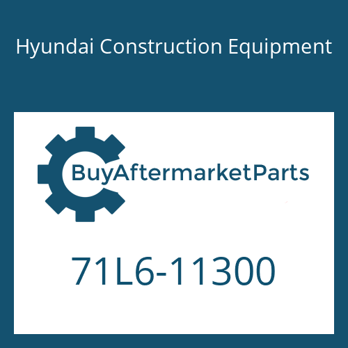 71L6-11300 Hyundai Construction Equipment Cover