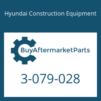 3-079-028 Hyundai Construction Equipment O-Ring