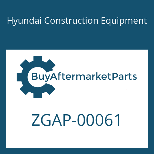 ZGAP-00061 Hyundai Construction Equipment NIPPLE-LUB