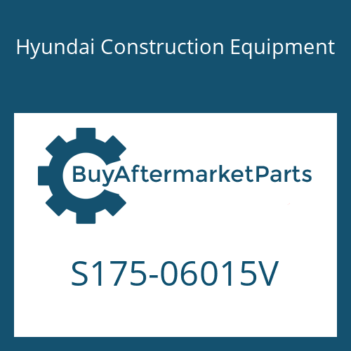 S175-06015V Hyundai Construction Equipment BOLT-SOCKET