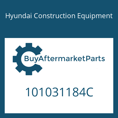 101031184C Hyundai Construction Equipment FRAME-SIDESHIFT