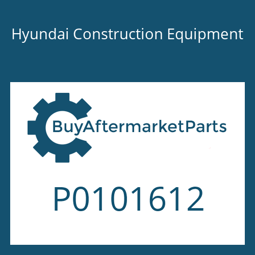 P0101612 Hyundai Construction Equipment PLUG