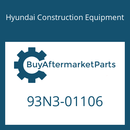 93N3-01106 Hyundai Construction Equipment DECAL KIT-B