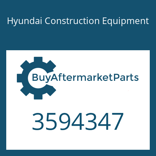 3594347 Hyundai Construction Equipment Actuator-Tur