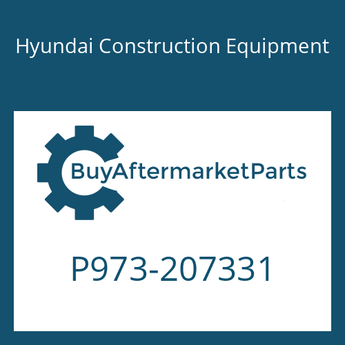 P973-207331 Hyundai Construction Equipment HOSE ASSY-ORFS&FLG