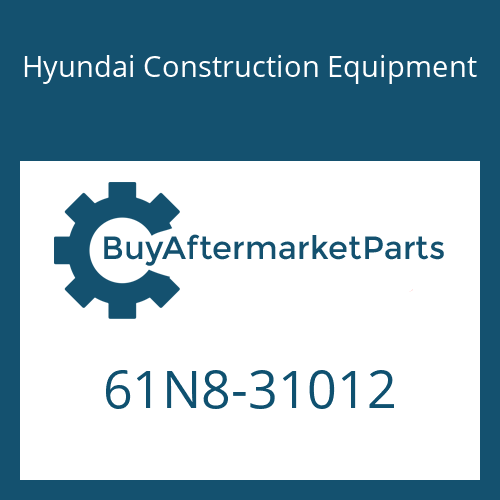 61N8-31012 Hyundai Construction Equipment BUCKET