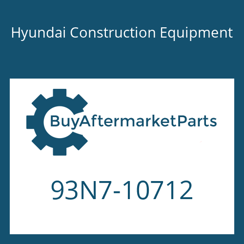 93N7-10712 Hyundai Construction Equipment DECAL-SERVICE INSTRUCTION