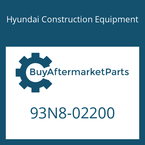 93N8-02200 Hyundai Construction Equipment DECAL-LIFT CHART