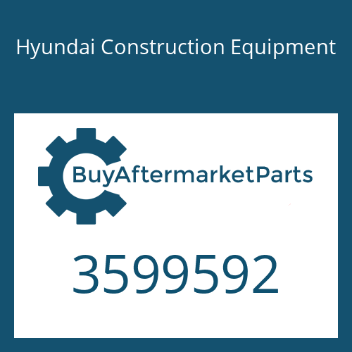 3599592 Hyundai Construction Equipment Impeller