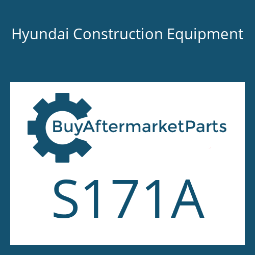 S171A Hyundai Construction Equipment Screw-Hex Head Cap