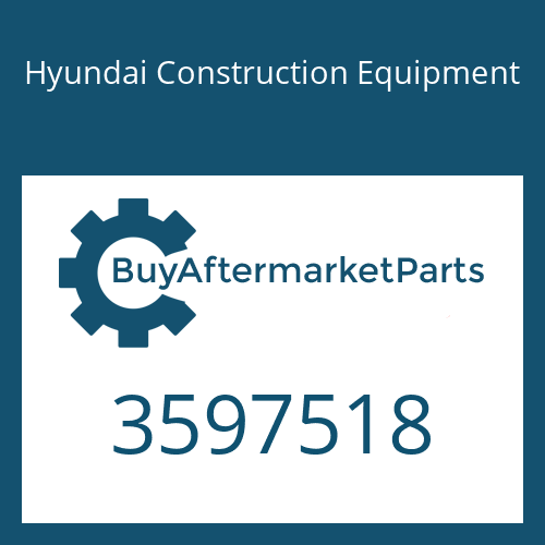 3597518 Hyundai Construction Equipment END-LINK