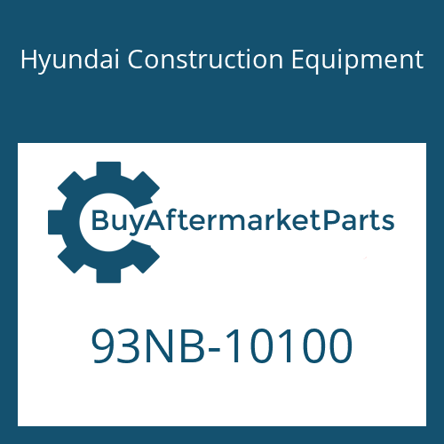 93NB-10100 Hyundai Construction Equipment DECAL