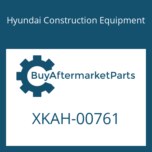 XKAH-00761 Hyundai Construction Equipment PLATE