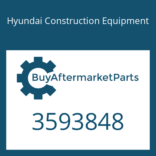3593848 Hyundai Construction Equipment ACTUATOR-TURBO