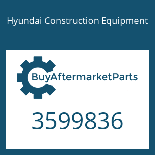 3599836 Hyundai Construction Equipment BRACKET