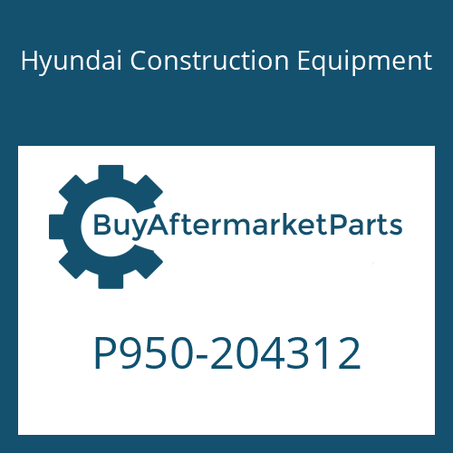 P950-204312 Hyundai Construction Equipment HOSE ASSY-ORFS&FLG