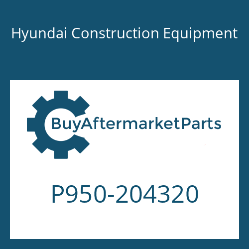 P950-204320 Hyundai Construction Equipment HOSE ASSY-ORFS&FLG