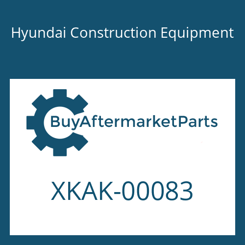 XKAK-00083 Hyundai Construction Equipment SPRING-MAIN