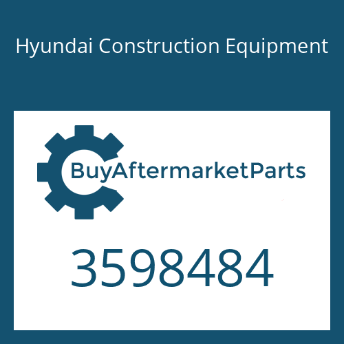 3598484 Hyundai Construction Equipment Actuator