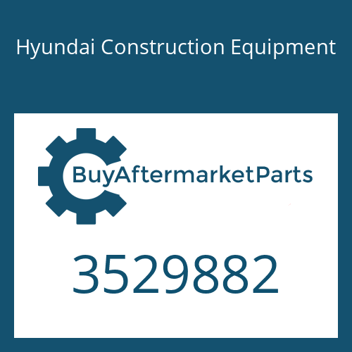 3529882 Hyundai Construction Equipment Housing