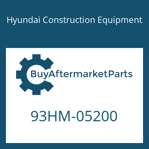 93HM-05200 Hyundai Construction Equipment Decal-Load Chart