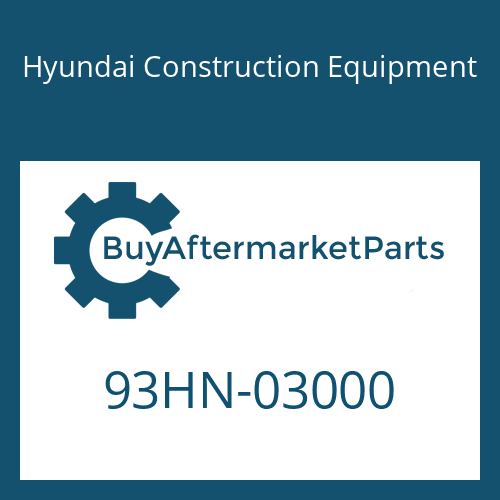 93HN-03000 Hyundai Construction Equipment DECAL-SPECSHEET