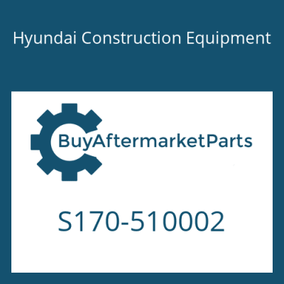 S170-510002 Hyundai Construction Equipment CLAMP-U/BOLT