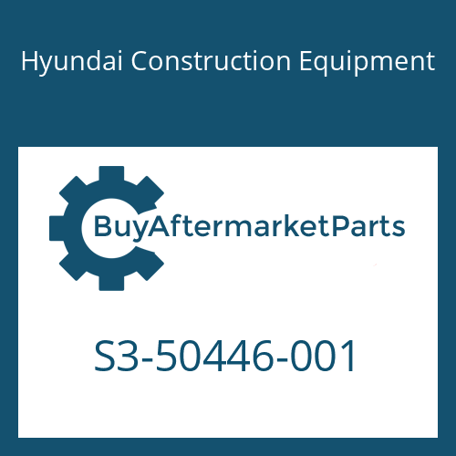 S3-50446-001 Hyundai Construction Equipment Seal