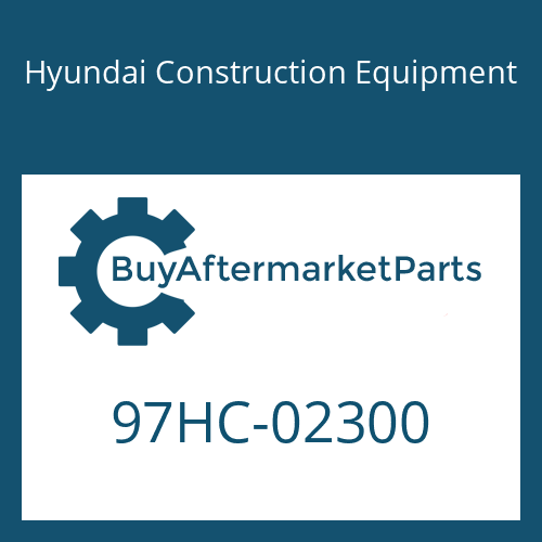 97HC-02300 Hyundai Construction Equipment DECAL-MODEL NAME