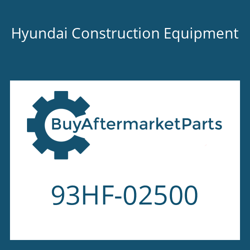 93HF-02500 Hyundai Construction Equipment DECAL-MODEL NAME