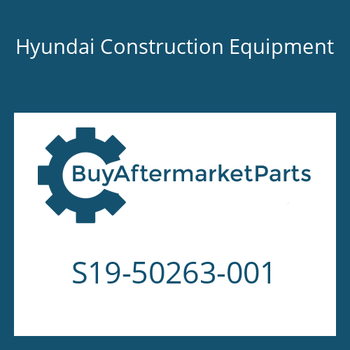 S19-50263-001 Hyundai Construction Equipment Starter Motor