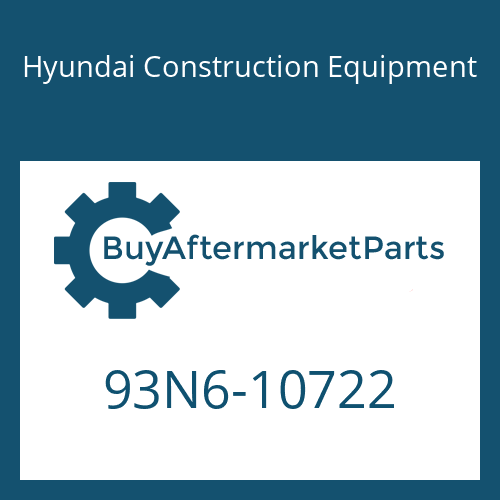93N6-10722 Hyundai Construction Equipment DECAL-INSTRUCTION