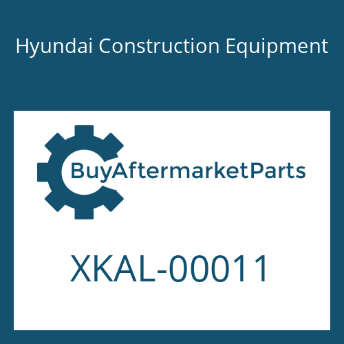 XKAL-00011 Hyundai Construction Equipment O-RING