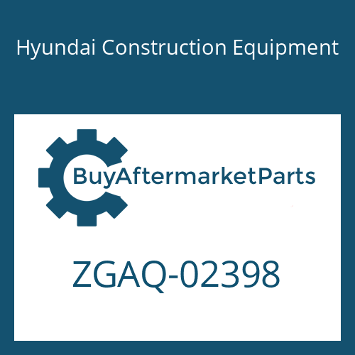 ZGAQ-02398 Hyundai Construction Equipment COUPLING