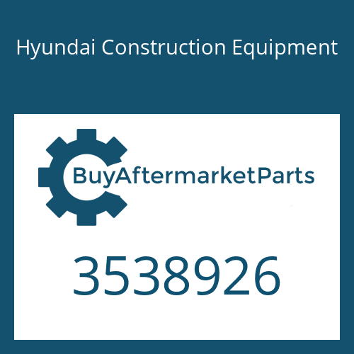 3538926 Hyundai Construction Equipment PIN-DOWEL