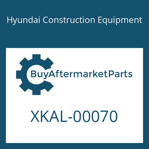 Hyundai Construction Equipment XKAL-00070 - BOLT for Heavy Equipment