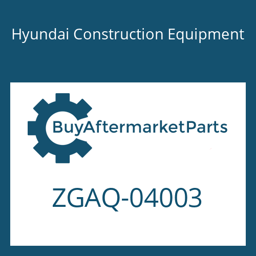 ZGAQ-04003 Hyundai Construction Equipment RING-16.56
