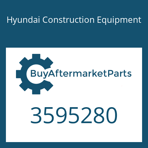3595280 Hyundai Construction Equipment SEAL-OIL