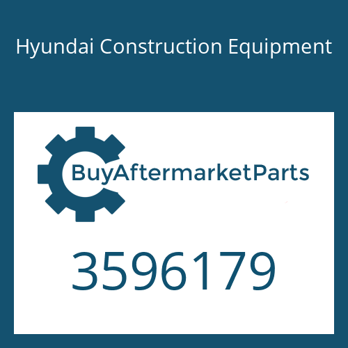 3596179 Hyundai Construction Equipment BLOCK-TURBO