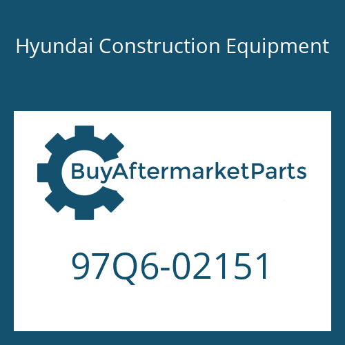 97Q6-02151 Hyundai Construction Equipment DECAL-LIFT CHART