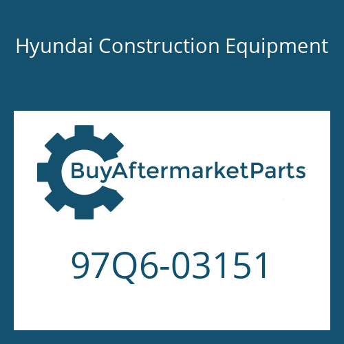 97Q6-03151 Hyundai Construction Equipment DECAL-LIFT CHART