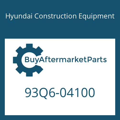 93Q6-04100 Hyundai Construction Equipment DECAL-LIFT CHART